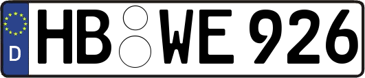 HB-WE926