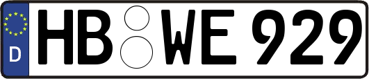 HB-WE929