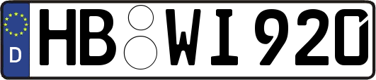 HB-WI920