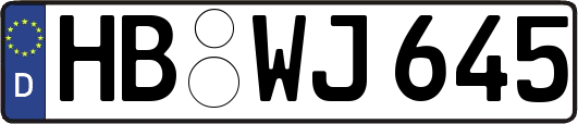 HB-WJ645