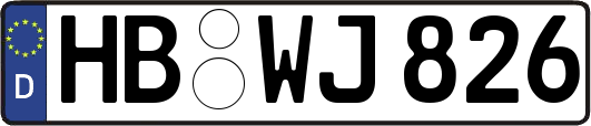 HB-WJ826