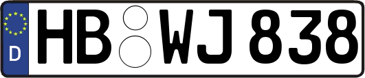 HB-WJ838