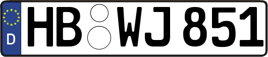 HB-WJ851