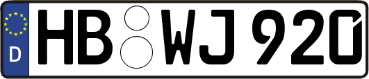 HB-WJ920