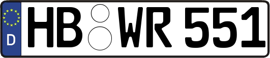 HB-WR551