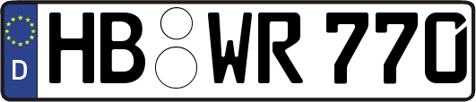 HB-WR770
