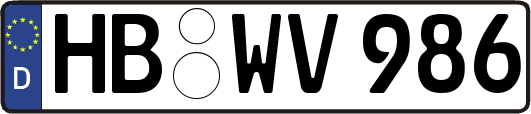 HB-WV986