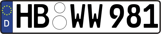 HB-WW981