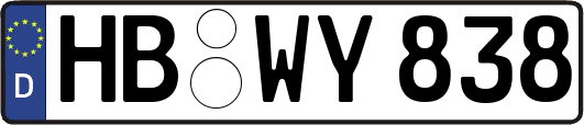 HB-WY838