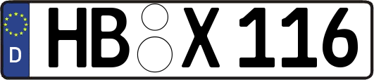 HB-X116