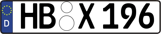 HB-X196