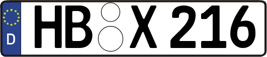 HB-X216