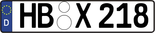 HB-X218