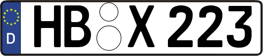 HB-X223
