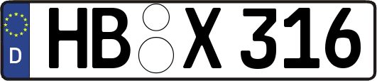 HB-X316