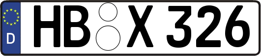 HB-X326