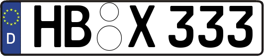 HB-X333