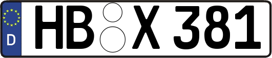 HB-X381