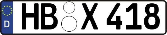 HB-X418