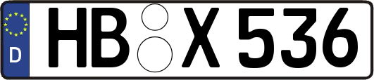 HB-X536