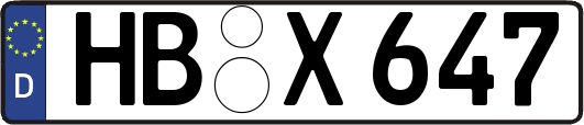 HB-X647