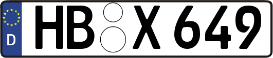 HB-X649