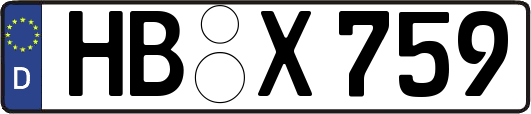 HB-X759