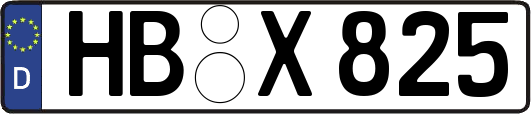 HB-X825