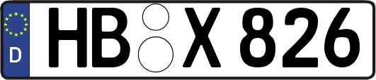 HB-X826