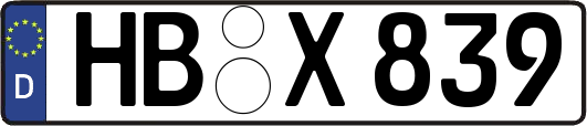 HB-X839
