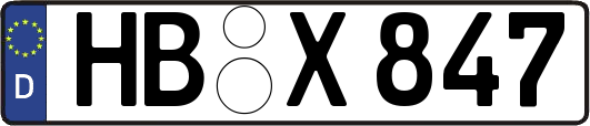 HB-X847