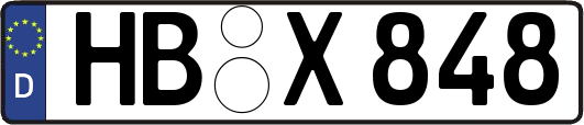 HB-X848