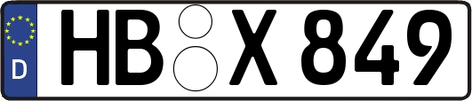 HB-X849