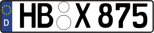 HB-X875