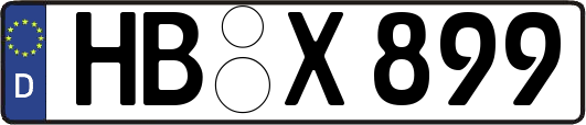 HB-X899