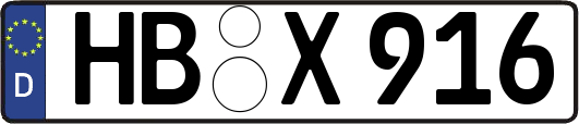 HB-X916