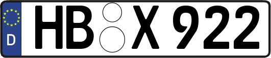 HB-X922