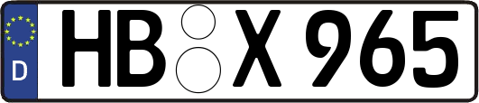 HB-X965