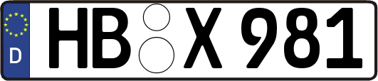 HB-X981