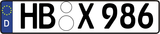 HB-X986