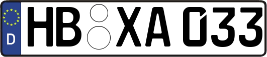 HB-XA033