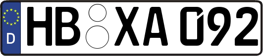 HB-XA092