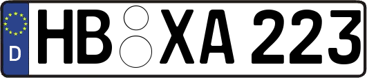 HB-XA223