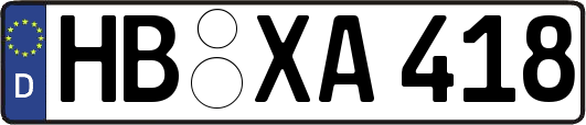 HB-XA418