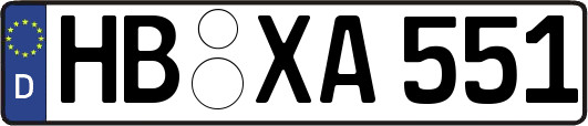 HB-XA551
