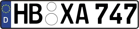 HB-XA747
