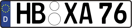 HB-XA76