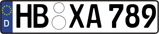 HB-XA789