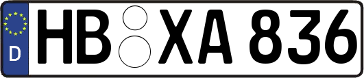 HB-XA836