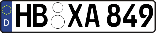 HB-XA849
